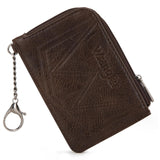 Wrangler Mini Zip Card Case - Coffee - by Montana West by Montana West