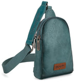Wrangler Sling Bag/Crossbody/Chest Bag - Turquoise - by Montana West