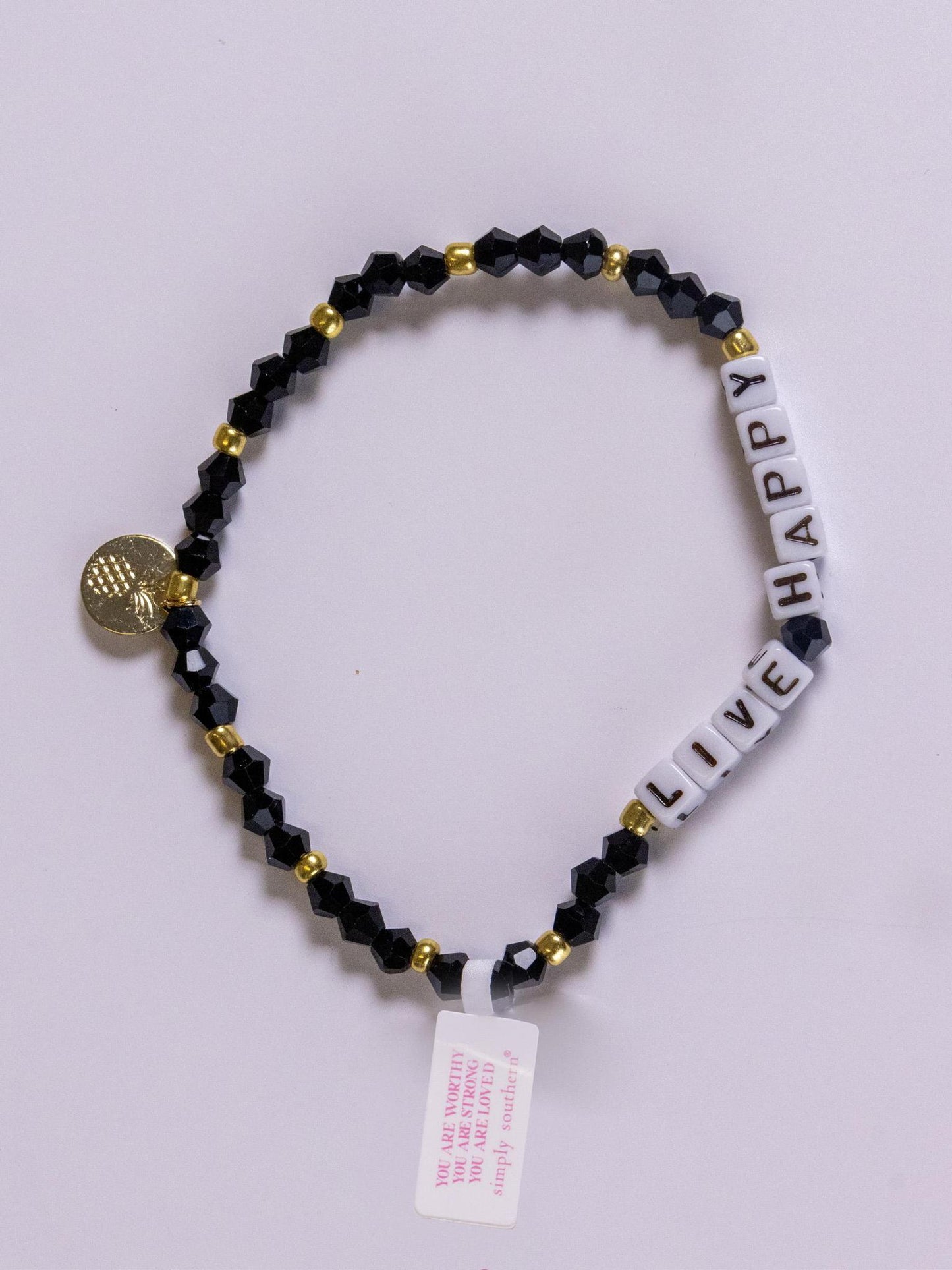Simply Positive Bracelet - Live Happy - by Simply Southern