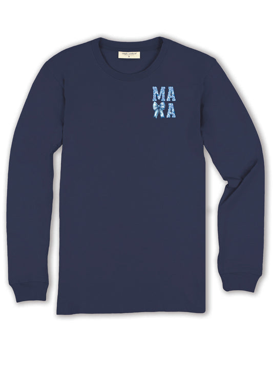 Blessed Mama (Long Sleeve T-Shirt) by Simply Southern