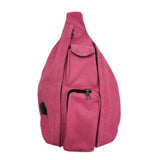 Rucksack Anti-Theft Sling Bag - Pink - by Calla