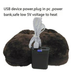 USB Heated Slip on Slippers - Coffee Brown Buy at Here Today Gone Tomorrow! (Rome, GA)