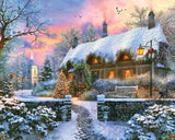 Christmas Cottage Puzzle -1000pc - by Springbok