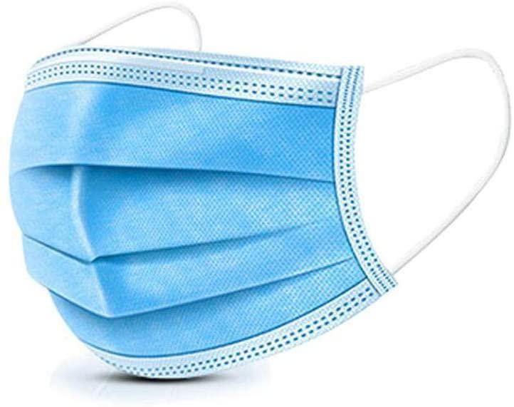 3-Ply Blue Disposable Surgical Ear Loop Masks/ (5 MASKS PER PACKAGE) Buy at Here Today Gone Tomorrow! (Rome, GA)