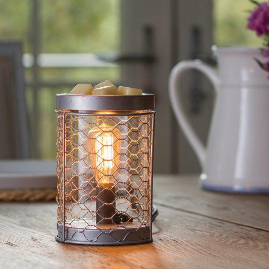 Edison Bulb Chicken Wire Illumination Warmer - by Candle Warmers Etc.