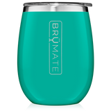 Peacock - Uncork'd Wine Glass - by Brumate