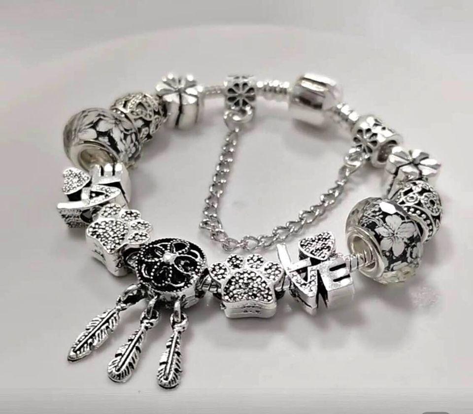 Pandora-Inspired Dog Charm Bracelet Today Gone Tomorrow