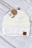 Crushed Velvet Knit Beanies (CC Beanie Exclusive) by Girlie Girl Originals