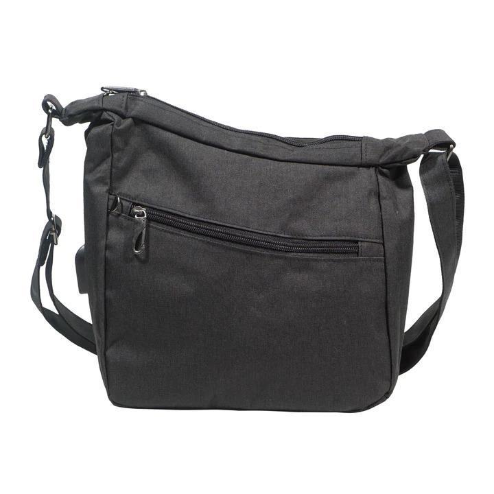 Anti-Theft Crossbody Bag - Black - by Calla