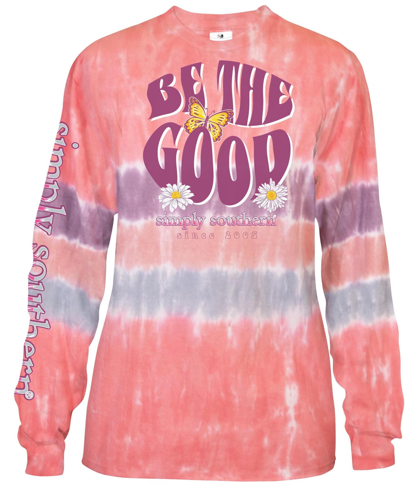 With Brave Wings She Flies (Long Sleeve T-Shirt) by Simply Southern