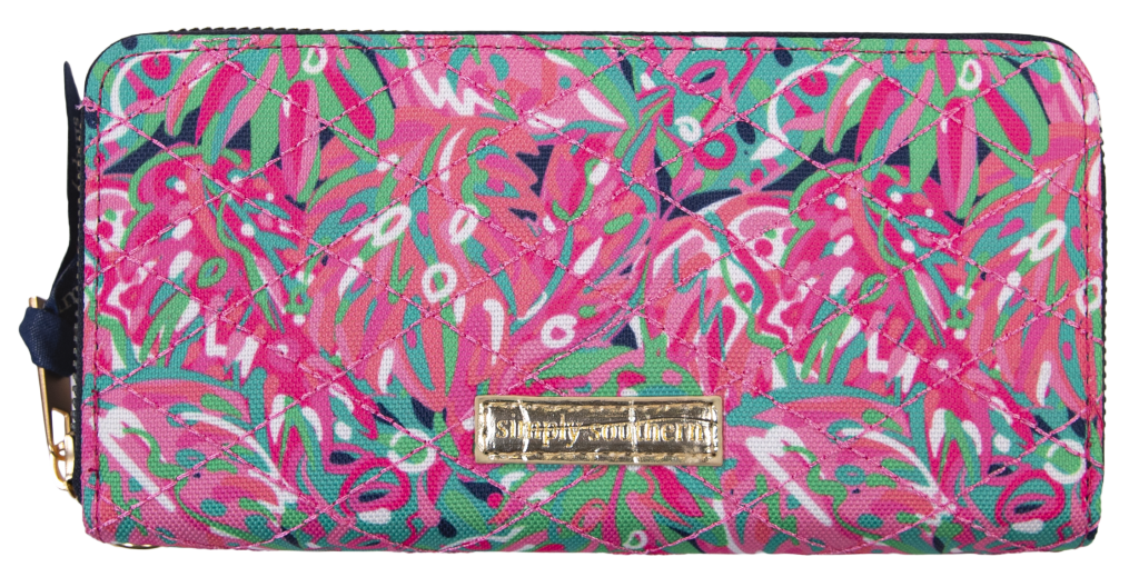 Quilted Wristlet Phone Wallet - Rainforest - by Simply Southern