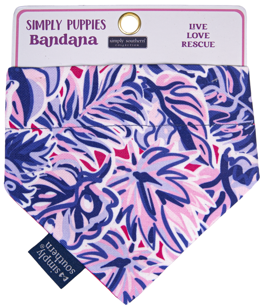 SIMPLY PUPPIES BANDANA - Leaf - by Simply Southern
