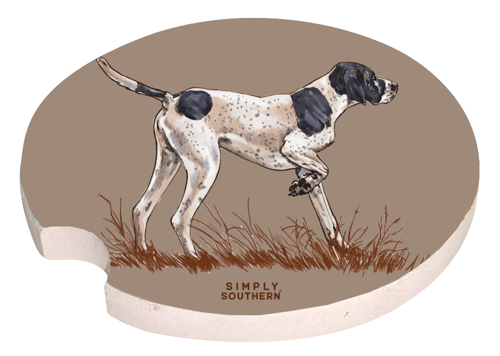 2 Pack Car Coaster - Dog - by Simply Southern