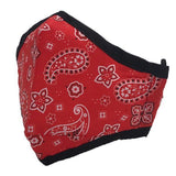 Cloth Print Mask - by GG - www.HereTodayGoneTomorrow.store