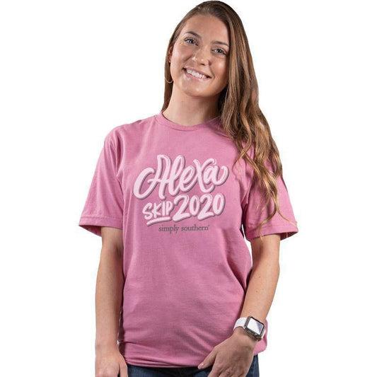 Alexa Skip 2020 (Short Sleeve Vintage-Style T-Shirt) by Simply Southern Buy at Here Today Gone Tomorrow! (Rome, GA)