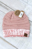 Crushed Velvet Knit Beanies (CC Beanie Exclusive) by Girlie Girl Originals