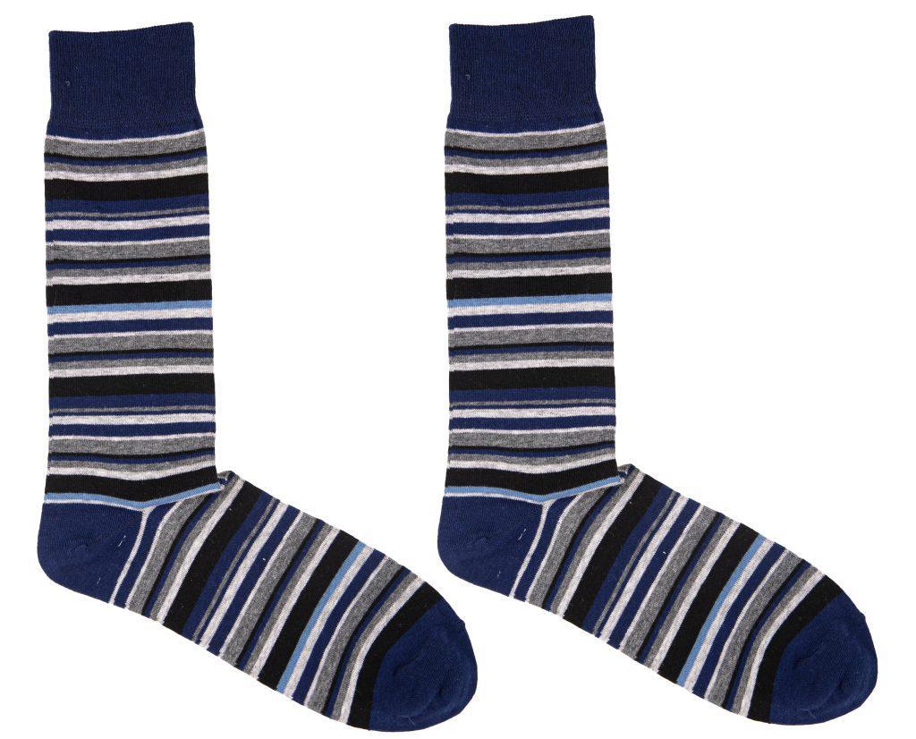 Men Simply Socks - Gray Navy - by Simply Southern