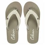 Braided Bounce Cream - Women's Flipflops - by Cobian