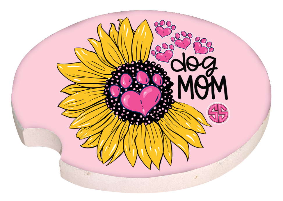 Simply Car Coaster - Dog Mom - by Simply Southern