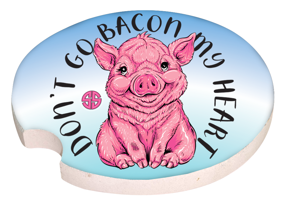 Simply Car Coaster - Don't go Bacon - by Simply Southern