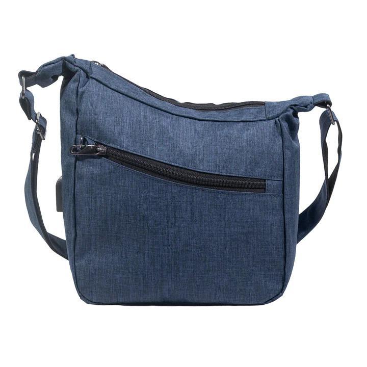 Anti-Theft Crossbody Bag - Navy - by Calla