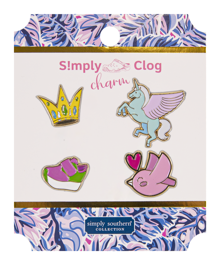 Simply Clog Metal Shoe Charm - Royal - by Simply Southern