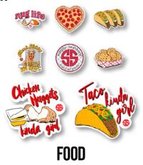 Sticker Set - Food - by Simply Southern