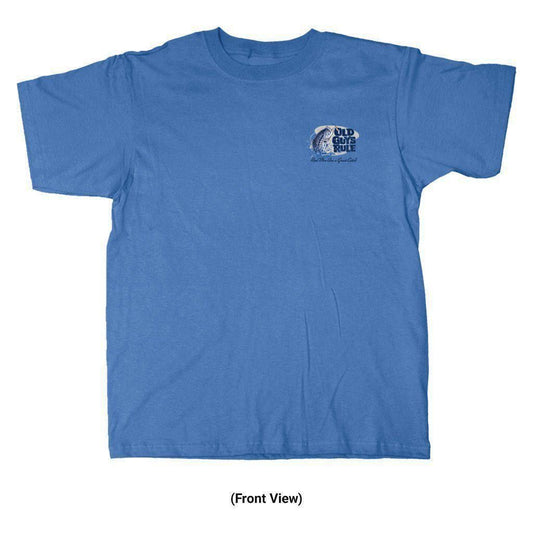 Real Men are a Great Catch, Leaping Bass (Men's Short Sleeve T-Shirt) by Old Guys Rule Buy at Here Today Gone Tomorrow! (Rome, GA)