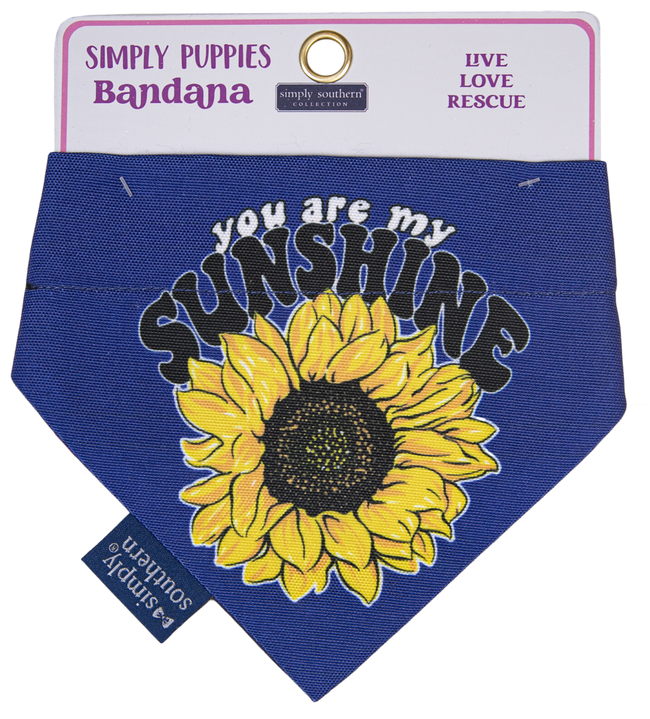 SIMPLY PUPPIES BANDANA - You are my Sunshine - by Simply Southern