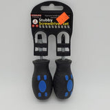 Stubby Philips & Slotted Screwdriver Set