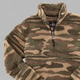 Quarter Zip Pullover Sherpa (Desert Camo) - by Boxercraft®