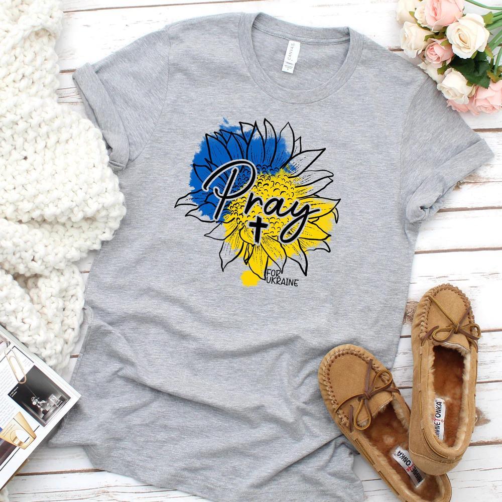 Pray for Ukraine (Short Sleeve) by Love in Faith