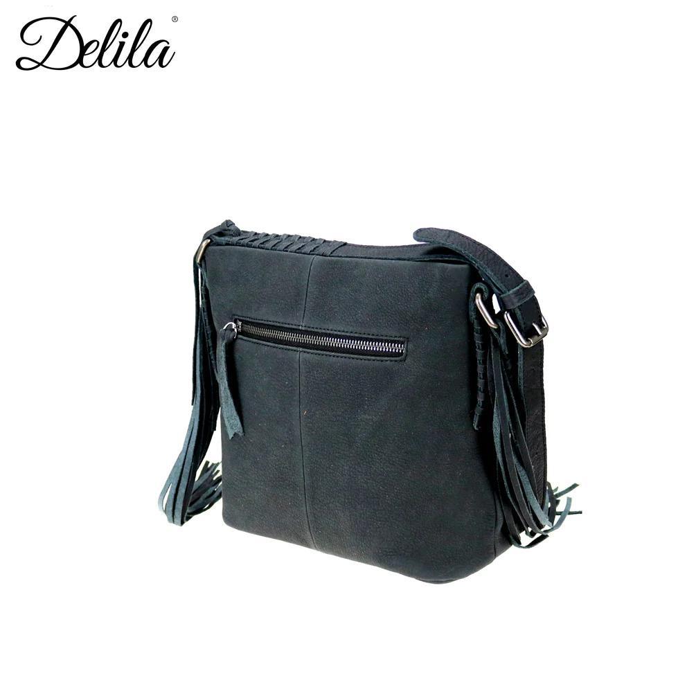 Delila 100% Genuine Leather Hair-On Hide Collection Crossbody - by Montana West