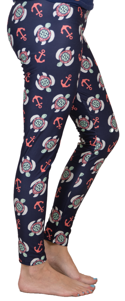 Leggings - Sea - by Simply Southern Buy at Here Today Gone Tomorrow! (Rome, GA)