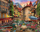 Sunset on the Canal Puzzle -1000pc - by White Mountain
