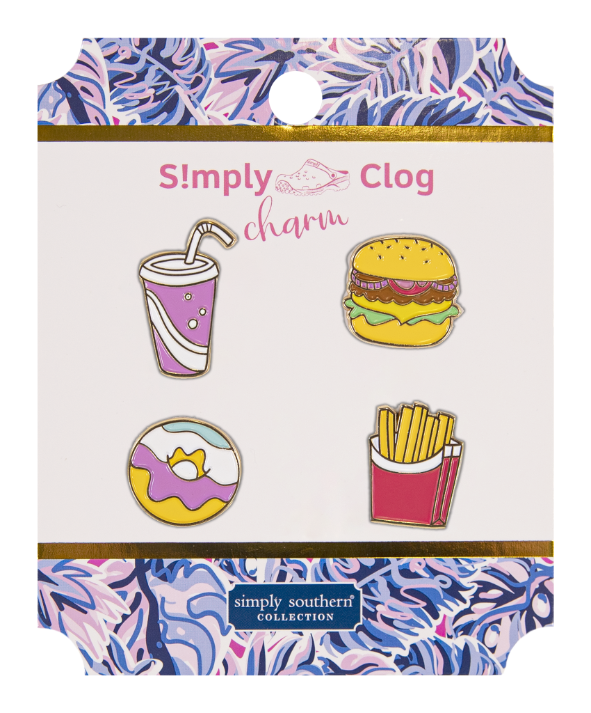 Simply Clog Metal Shoe Charm - Food - by Simply Southern