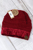 Crushed Velvet Knit Beanies (CC Beanie Exclusive) by Girlie Girl Originals
