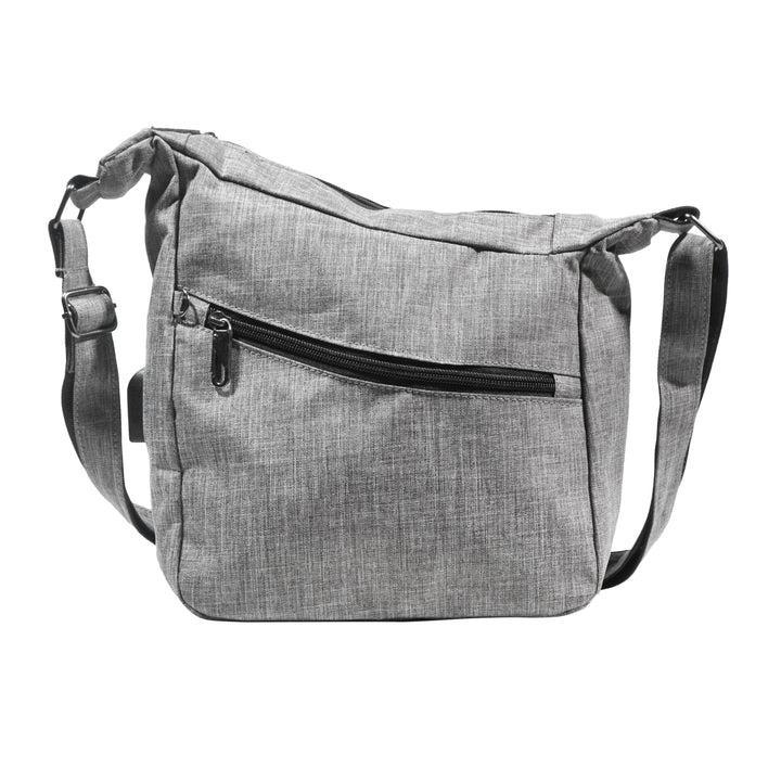 Anti-Theft Crossbody Bag - Gray - by Calla