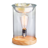Edison Bulb Wood and Glass Illumination Warmer - by Candle Warmers Etc.