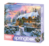 Christmas Cottage Puzzle -1000pc - by Springbok