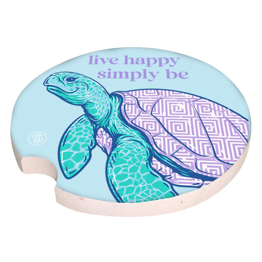 Car Coaster - Live Happy Simply Be - by Simply Southern