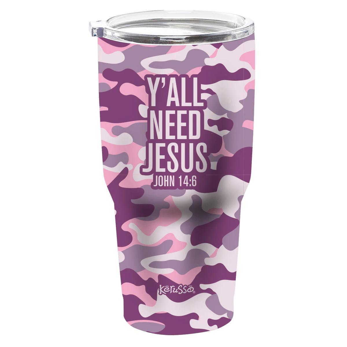 Ya'll Need Jesus Tumbler - by Kerusso