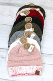 Crushed Velvet Knit Beanies (CC Beanie Exclusive) by Girlie Girl Originals