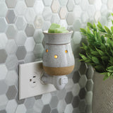 Rustic White Pluggable Warmer - by Candle Warmer Etc. - www.HereTodayGoneTomorrow.store