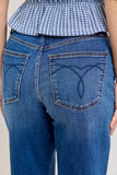 High Waist Wilhemina Baggy Jeans - Dark Wash - by Judy Blue