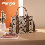Wrangler Camo Print Tote/Crossbody - Brown - by Montana West