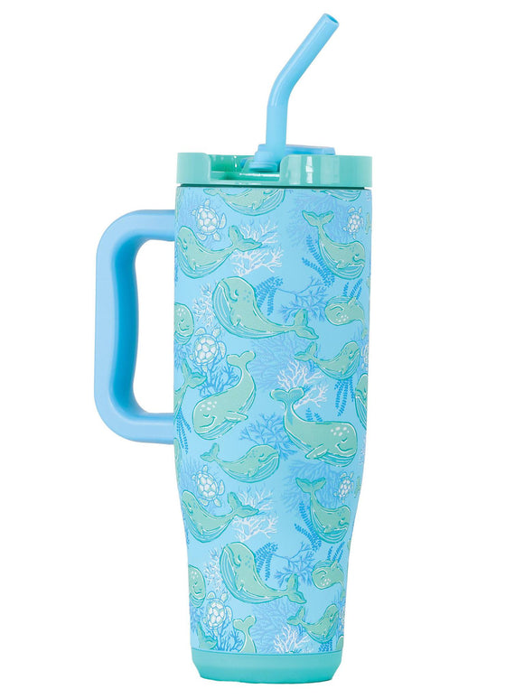 Whale - 40oz Tumbler - by Simply Southern