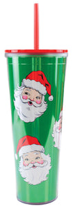 Santa - Plastic Tumbler 26oz - by Simply Southern