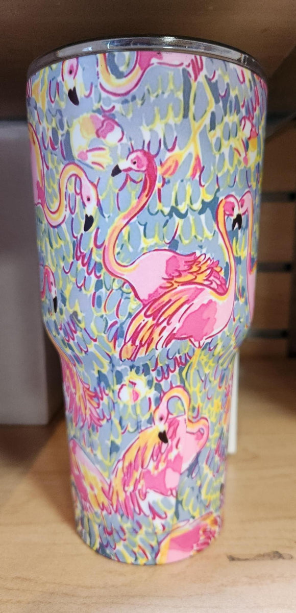 30 Oz Tumbler - Flamingo - No Brand