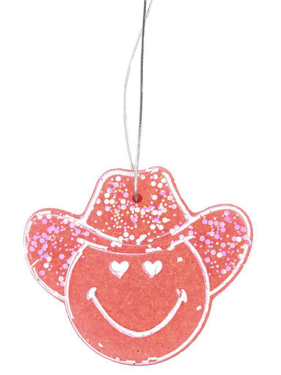 Pink Smiley Air Freshie - Vanilla Sugar Scent - by Simply Southern